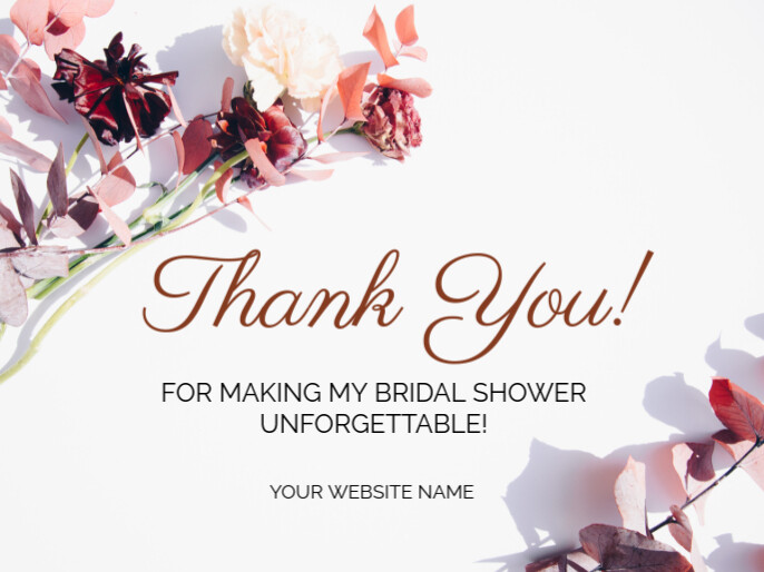 White Joyful Thank You Wishes  Presentation Voorlegging template