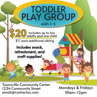 Branco Toddler Play Group Iphosti le-Instagram Template