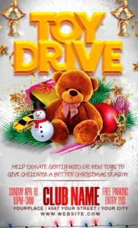 White Joyful Toy Drive Us Legal template
