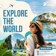 Branco Travel Promotion โพสต์บน Instagram Template