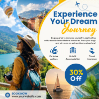 Hvid Travel Promotion Post Instagram Template