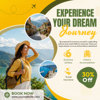Wit Travel Promotion Publicación de Instagram Template