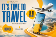Blanco Travel Promotion Affiche Template