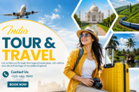 Hvid Travel to India Poster Template