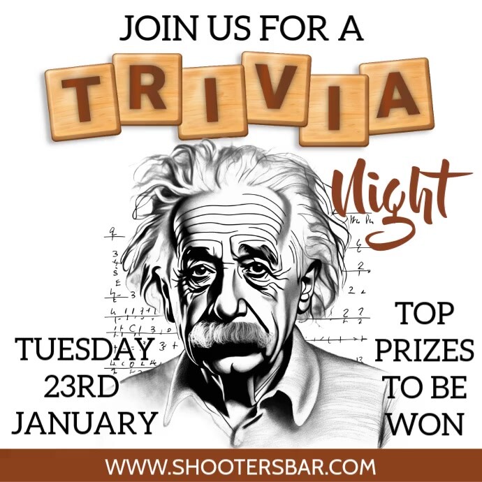 White Joyful Trivia Night Instagram Post Template | PosterMyWall