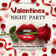 White Joyful Valentine's Day Instagram Post Iphosti le-Instagram template