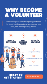 White Volunteer Recruitment Instagram Story Template - Page 3