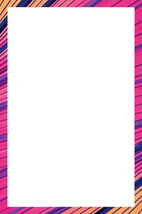 White Joyful Wavy Gradient Frame Poster template