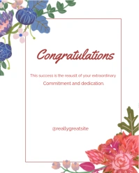 White Joyful White  Instagram Portrait template