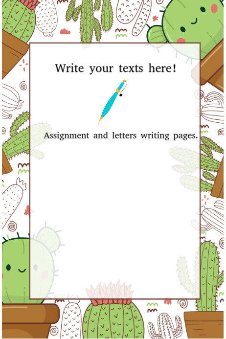 White Joyful White Papers For Assignment And Letters Writing Pages ...