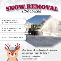 White Joyful White Snow Themes  Square (1:1) template