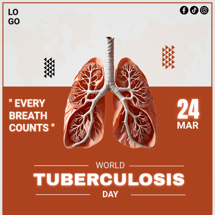 Copy of White Joyful World Tuberculosis Day and tb prevention tips ...