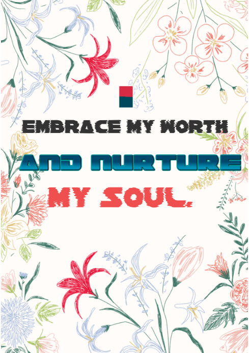 White Joyful Y A4 template