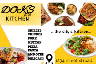 White Kitchen  Poster Plakkaat template