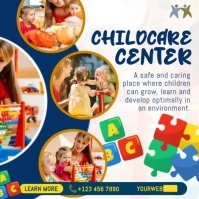 White Kolase Daycare Pos Instagram template