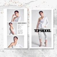 White Kolase Top Model Pos Instagram template