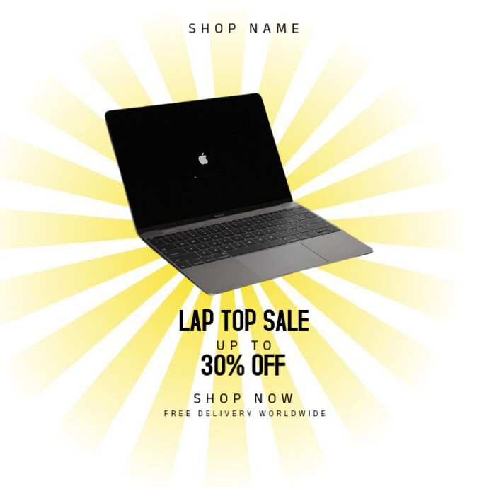 Modèle White Laptop Sale Instagram Post | PosterMyWall