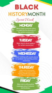 White List-based Black History Month Celebration Instagram Story template