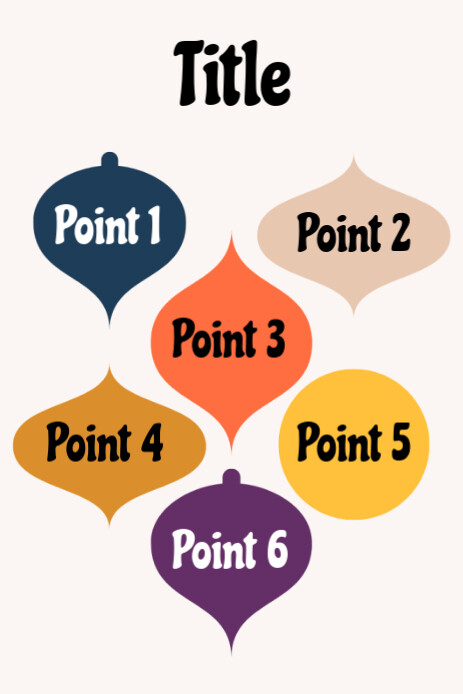 White List-based Blank List  Pinterest Graphic template