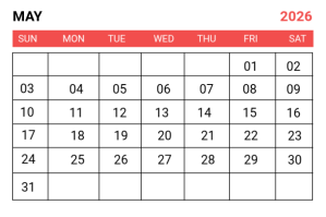 White List-based Calendar Label template