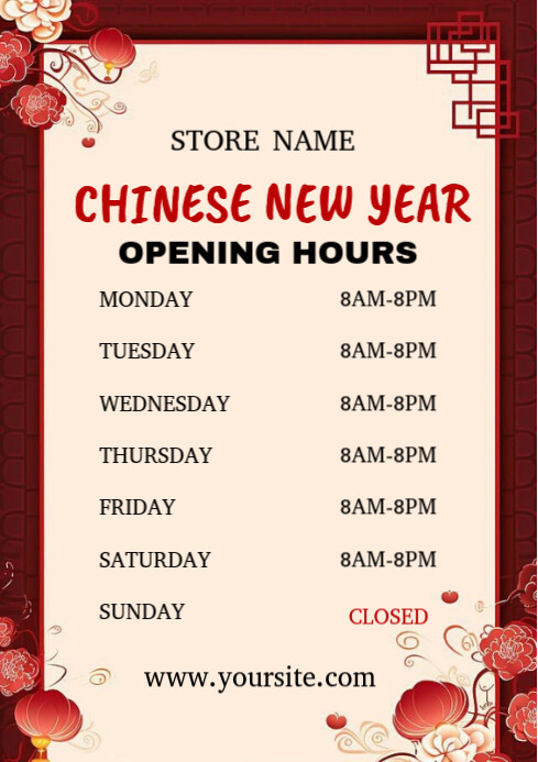 White List-based Chinese New Year A2 template