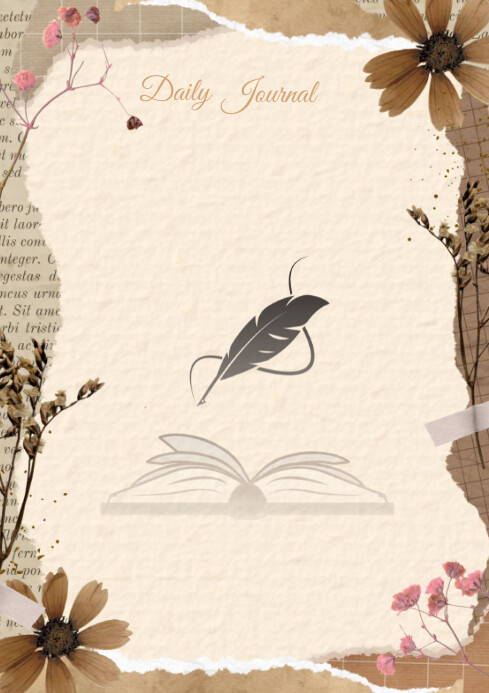 White List-based Daily Journal  A4 template