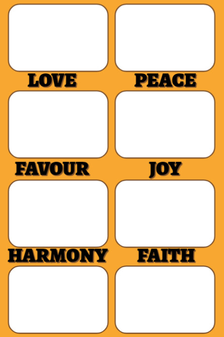 White List-based Frame Banner 4' × 6' template
