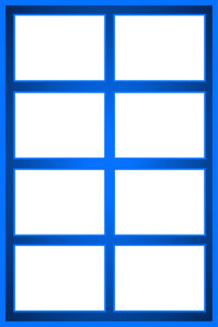 Hvid Photo Collage Баннер 4' × 6' Template