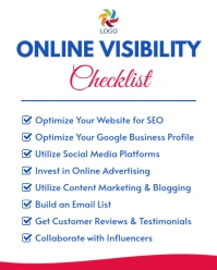 White List-based Online visibility checklist Instagram Portrait template