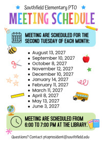 White List-based Pto Meeting Schedule  A4 template
