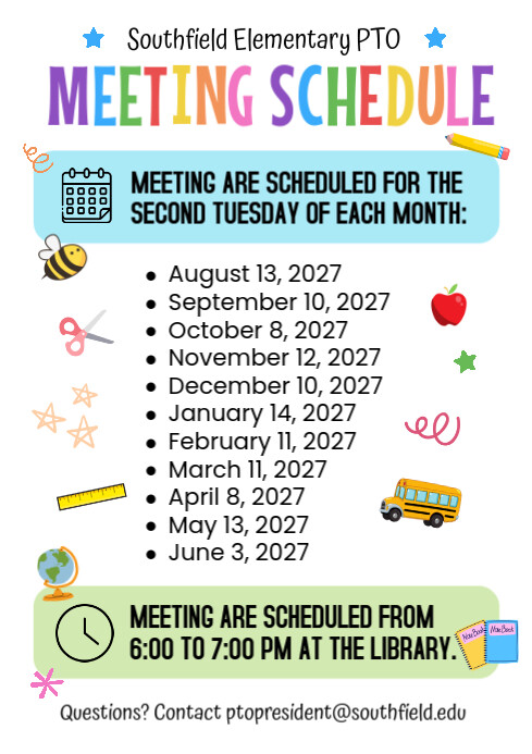 White List-based Pto Meeting Schedule  A4 template