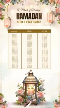 White List-based Ramadan Instagram Story template