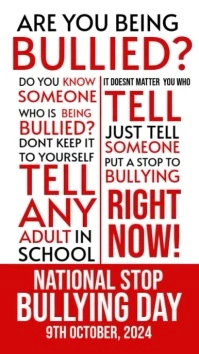 White List-based Stop Bullying Day Instagram Reel template