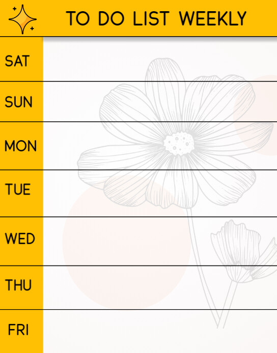 White List-based To Do List Poster/wallboard 海报/墙板 template