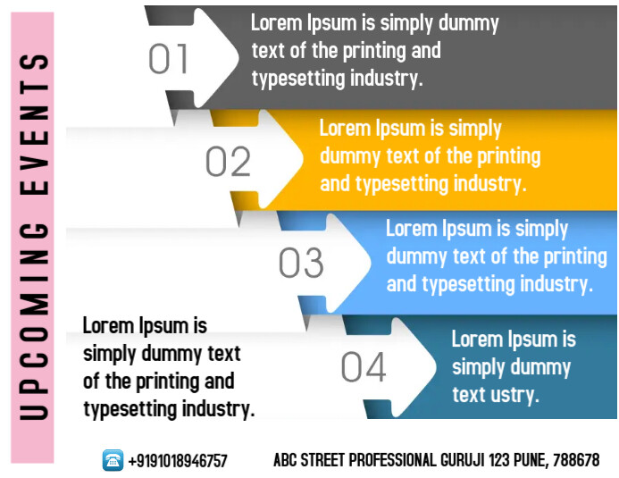 White List-based Upcoming Event  Flyer (us Letter) Pamflet (VSA Brief) template