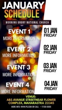 White List-based Upcoming Event  Instagram Story template