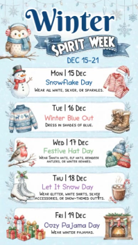 White List-based Winter Spirit Instagram Story template