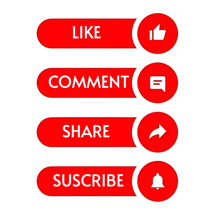 White List-Based Social Media Engagement Buttons Instagram Post template