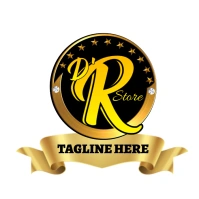 White  Logo Design For Clothing Store Logo template