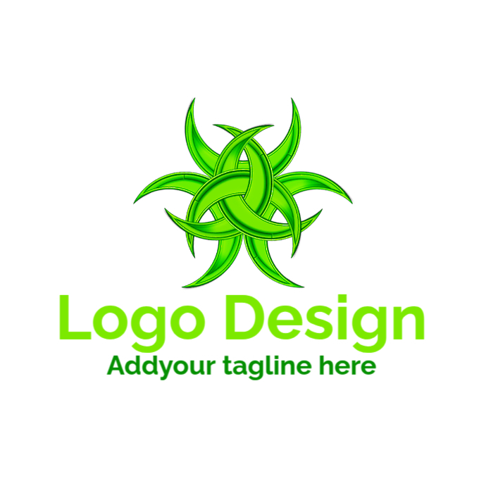 White Logo Design Logo Template PosterMyWall