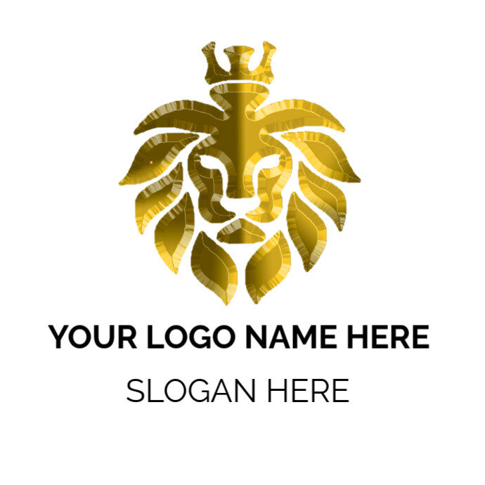 White Logo Name Here Logo template