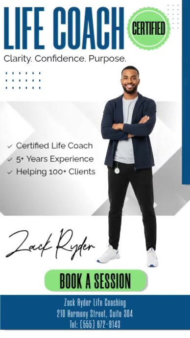 Life Coaching Facebook Story Template | PosterMyWall