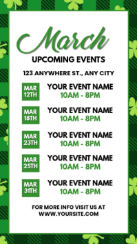 White March Events Instagram Story template