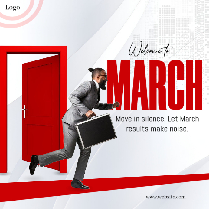 March Motivation Instagram Ad Template | PosterMyWall
