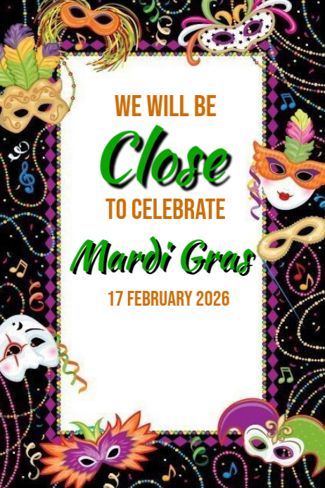 Mardi Gras Celebration Posters Template | PosterMyWall
