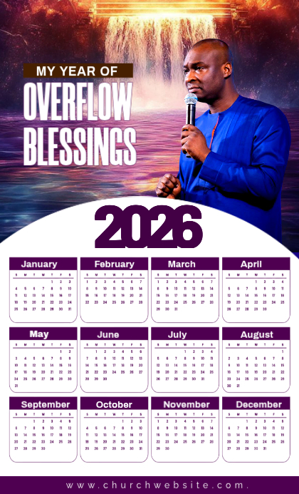 White Maximalist 2026 Calendar Design Us Legal Template | PosterMyWall