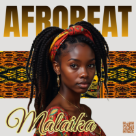 White Maximalist Afrobeat Album Cover Album Cover Albumcover template
