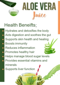 White Maximalist Aloe Vera Juice Health Benefits A2 template