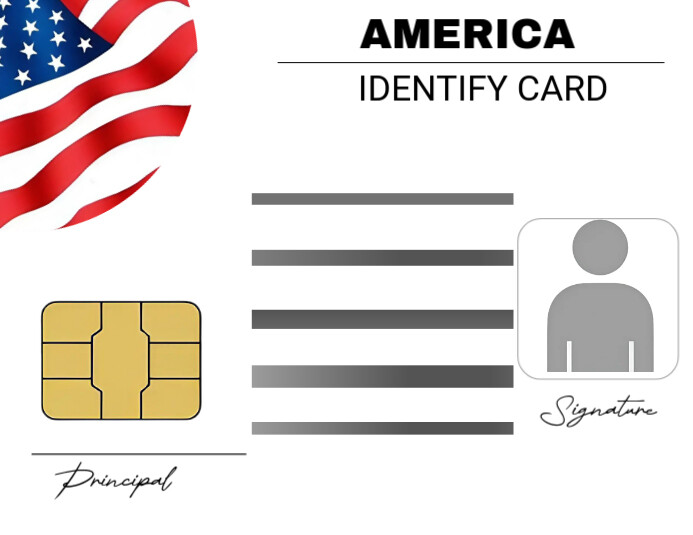 Copy of White Maximalist American Identify Card Flyer (us Letter ...