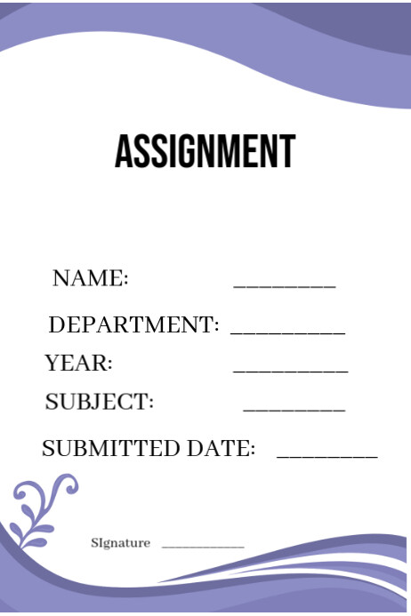White Maximalist Assignment Writing Background  Poster template